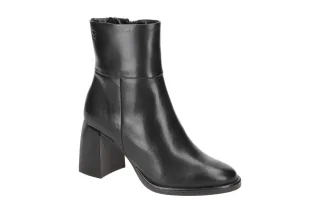 Tamaris 1-25013-41 0013 Damen Stiefeletten Schwarz Echtleder Ankle Boots