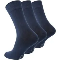 Paolo Renzo Businesssocken (3-Paar) Atmungsaktive Herren Business Socken aus hochwertiger Baumwolle