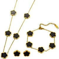 GOLDKLEIN Schmuckset Blume Schmuck Set Gold für Damen Armband Ohrstecker Halskette Anhänger (3-tlg), Angebot - Damen Herren mit Schmuckbox - Sale bis 31.07.2026