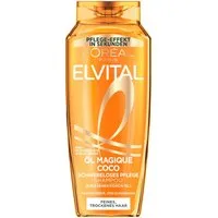 L'ORÉAL PARIS Haarshampoo L'Oréal Paris Elvital Öl Magique Coco Shampoo, Packung, 6-tlg., Erleichtert Kämmbarkeit, unglaubliche Leichtigkeit und Seidigkeit.