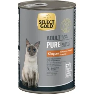 SELECT GOLD Pure Adult Paté Känguru 24x400 g