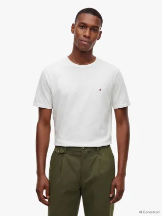 SEASONALESS SLUB REGULAR TEE White - Gr. - XXL