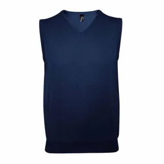 SOLS Unisex Gentlemen Pullunder mit V-Ausschnitt (Marineblau)