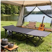 Sekey Feldbett Campingbett Klappbar Campingbett Campingliege Gästebett bis 200kg 190 x 71 x 35 cm Klappbett Outdoor, für Garten Camping