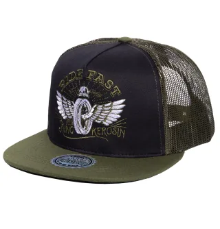 King Kerosin Herren KING KEROSIN Snapback Cap mit Netzeinsatz Ride Fast