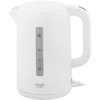 Adler Wasserkocher AD 1368 Wasserkocher 2,2 L, 2200 W, 360° drehbar - Weiß, 2,2 l, 2200 W
