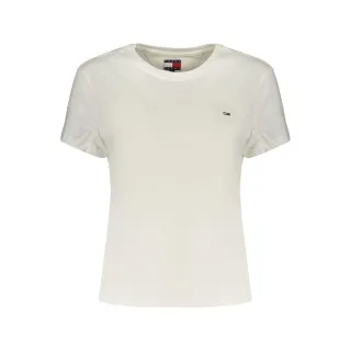 Tommy Hilfiger Bianco Baumwoll Damen T-Shirt