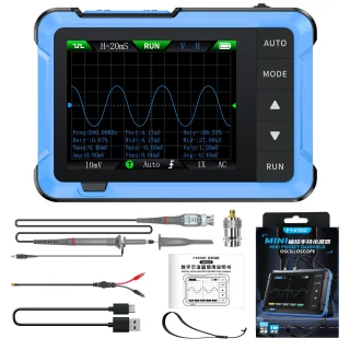 FNIRSI DSO510 Handheld Digital Oscilloscope 2.8 Inch TFT LCD 10 MHz Bandwidth 48MSa s Sampling Rate Portable Design for