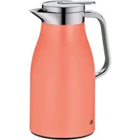 Alfi Isolierkanne SKYLINE, mit Hartglaseinsatz und ergonomischem Griff, 1 l, (1-St), 12h heiß & 24h kalt, Drehverschluss mit bequemem Druckknopf