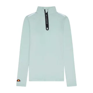 Ellesse - Fleece-Oberteil für Damen, mit kurzem Reißverschluss (Hellgrün)