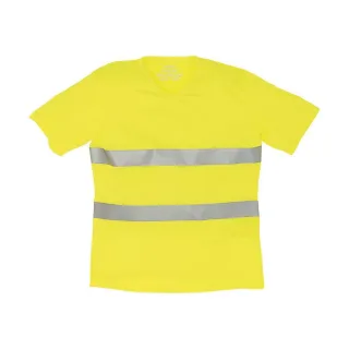 Yoko - "Fluo" T-Shirt V-Ausschnitt für Herren (Gelb)