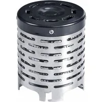 Greenpoint Heizgerät Greenpoint Heizaufsatz für Campingkocher aus Edelstahl bis 2 kW, mit Gaskocher aus Edelstahl oder Aluminium und Gaskartusche