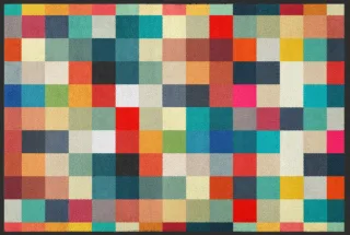 Fussmatte Pixel 4711 | Größe: 60 cm x 45 cm