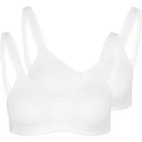 Susa Bügelloser BH 2er Pack Comfort Topsy (Spar-Set, 2-tlg) BH ohne Bügel - Nahtlose Cups, Sorgt für sicheren Halt