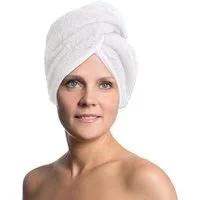 ZOLLNER Turban-Handtuch, Walkfrottier (1-St), 23 x 64 cm, 100% Baumwolle, mit Knopfverschluss