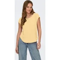 ONLY Kurzarmbluse ONLVIC – feminines Blusenshirt in lockerer Form Materialmix, regular fit