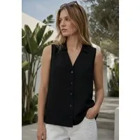 Andijamo-Fashion Shirtbluse EASY FLOW BLOUSE Leicht strukturierte Webware, fließender Fall