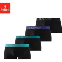 s.Oliver Hipster (Packung, 4-St) knapp sitzende Boxershorts für Herren aus Baumwoll-Mix