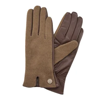 JOOP! Womenswear - 8475 JOOP! GLOVES striped medium grey - Gr. - L