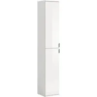 Home affaire Garderobenschrank TRONDHEIM, Höhe 193 cm, 2 Türen, 6 Fächer, 4 Einlegeböden (Türanschlag wechselbar, in verschiedenen Farben erhältlich) Schrank, Hochschramk, Mehrzweckschrank, Universalschrank, Flur, Diele