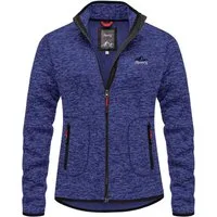 REPUBLIX Fleecepullover JUDIS Damen Strickfleece Sweatjacke Zipper Fleecepullover Sweater