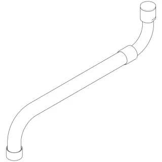 Dornbracht Herausziehbarer Auslauf chrom 04282507500-00 04282507500 D 18 x 225 mm Chrom