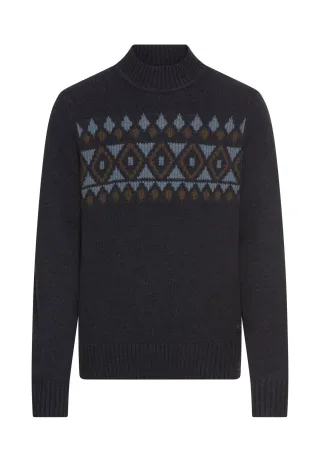 camel active - Pullover aus reiner Lammwolle dark navy - Gr. - XL