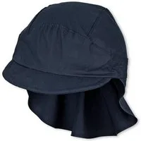 Sterntaler® Schirmmütze UV-Schutz 50+ Schirmmütze mit Nackenschutz Basic (1-St) Kindermütze mit Schirm aus UV-Popeline unifarben