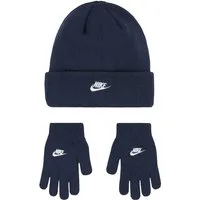 Nike Sportswear Beanie und Handschuhe Set NAN FUTURA BEANIE/GLOVE SET (Set, 2-St) Set aus Beanie und Handschuhen, sportlicher Stil, mit Elasthan-Anteil
