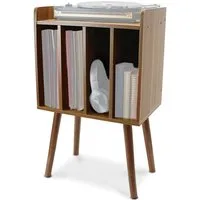 Divit Regal Schrank für Vinylplatten VP1 Plattenspieler Schrank Holzoptik