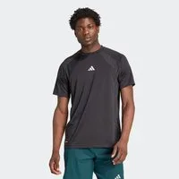 adidas Performance T-Shirt TECH APP TEE mit glänzenden Details, ohne Verschluss, aus leichter Popeline