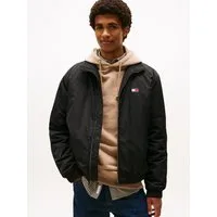 Tommy Jeans Blouson TJM ESSENTIAL PADDED JACKET EXT Freizeitjacke, Übergangsjacke glänzend, Stretchbündchen, Stehkragen