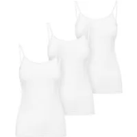 Ladeheid Unterhemd Trägertop Damen Spaghetti Top Set 3 Stück LA40-263 (Set, 3er-Pack)