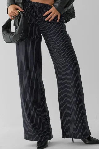 Gestreifte weite Hose