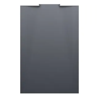 Laufen Duschwanne NIA 800x1200x32 Marbond mit Wandablauf anthrazit, H2100330780001 H2100330780001