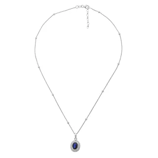 Orphelia 'Udine' Damenkette mit Anhänger aus 925er Sterlingsilber - Silber ZH-7236/SA
