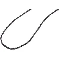 Firetti Lange Kette Schmuck Geschenk Halsschmuck Halskette Edelsteinkette Hämatit, Made in Germany - mit Hämatit