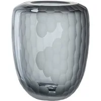 LEONARDO Tischvase Dekovase BELLAGIO (1 St), aus Glas, anthrazitfarben, handgefertigt