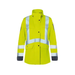 KÜBLER PROTECTIQ HIGH VIS Damen Wetterjacke ARC2 PSA 3 warngelb/anthrazit L - 1495 8430-3497-L