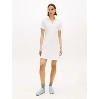 Tommy Hilfiger Polokleid TH SCRIPT OPEN-NK POLO DRS mit Knopfleiste