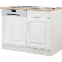 KOCHSTATION Spülenschrank KS-Stockholm hochwertige MDF-Fronten