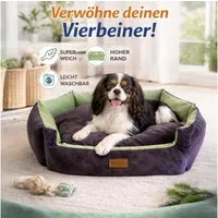 DDOnlineShop Tierbett Tierbett Hundebett Hundematte Lila (A102), Premium Qualität