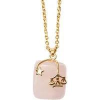 Firetti Kette mit Anhänger Schmuck Geschenk Halsschmuck Anker/Halskette Sternzeichen Geburtsstein, Made in Germany - mit Edelstein