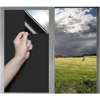 Venkuber Sonnenschutz-Fensterfolie UV-Schutz Sonnenschutzfolie Fenster innen oder außen, Spiegelfolie Fenster Sichtschutz Selbstklebend Fensterfolie