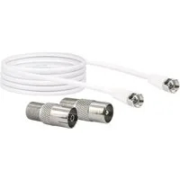 Schwaiger KVCF30 532 SAT-Kabel, F-Stecker, IEC Stecker, (300 cm), universal einsetzbar