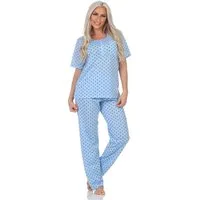 EloModa Pyjama Damen Pyjama zweiteiliger Schlafanzug Nachtwäsche, Gr. M L XL 2XL (2 tlg)