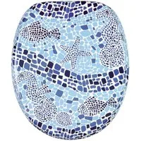 Sanilo WC-Sitz Mosaic World, universell, leichte Montage, hochwertig & modern
