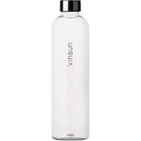 Vinsun Trinkflasche Tritan Wasserflasche 1L, Sportflasche Kohlensäure geeignet & BPA frei, Auslaufsicher, bruchsicher, geruchs- und geschmacksneutral