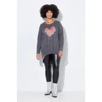 Angel of Style Sweatshirt Sweatshirt A-Linie verziertes Herz