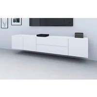 borchardt Möbel Lowboard Sophia, TV-Schrank Breite 190 cm, 3 Türen und 2 Schubkästen, zur Wandmontage
